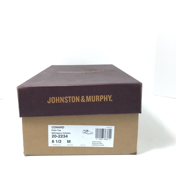 NIB!! J&M Conrad Plain Toe Mahogany Calfskin - Picture 5 of 5